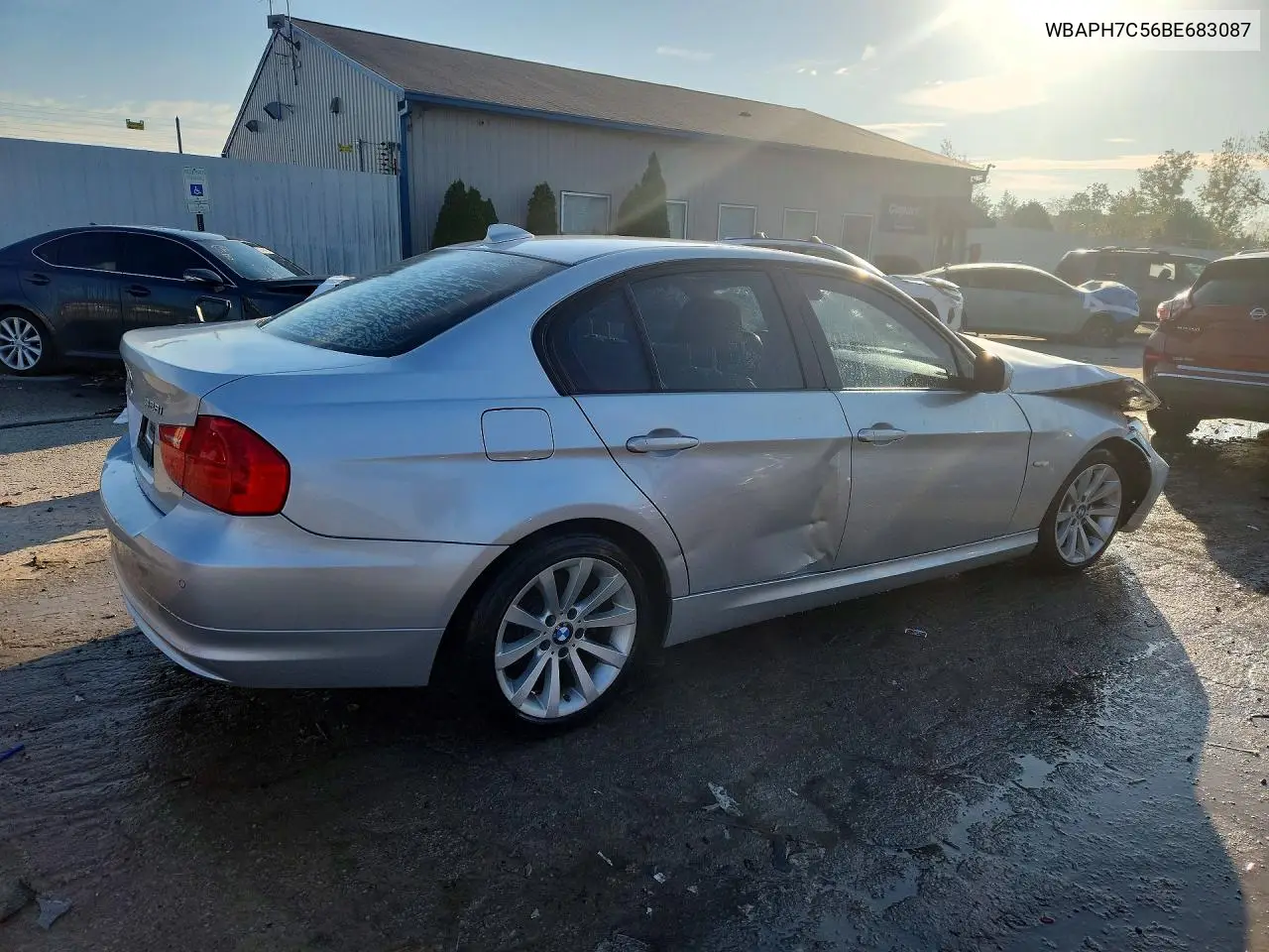 2011 BMW 3ER VIN WBAPH7C56BE683087 — фото 3