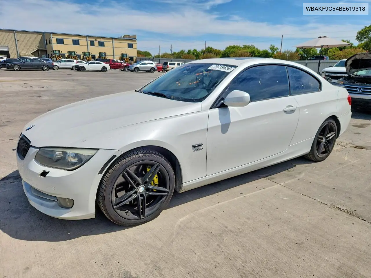 BMW 3ER 2011, VIN WBAKF9C54BE619318