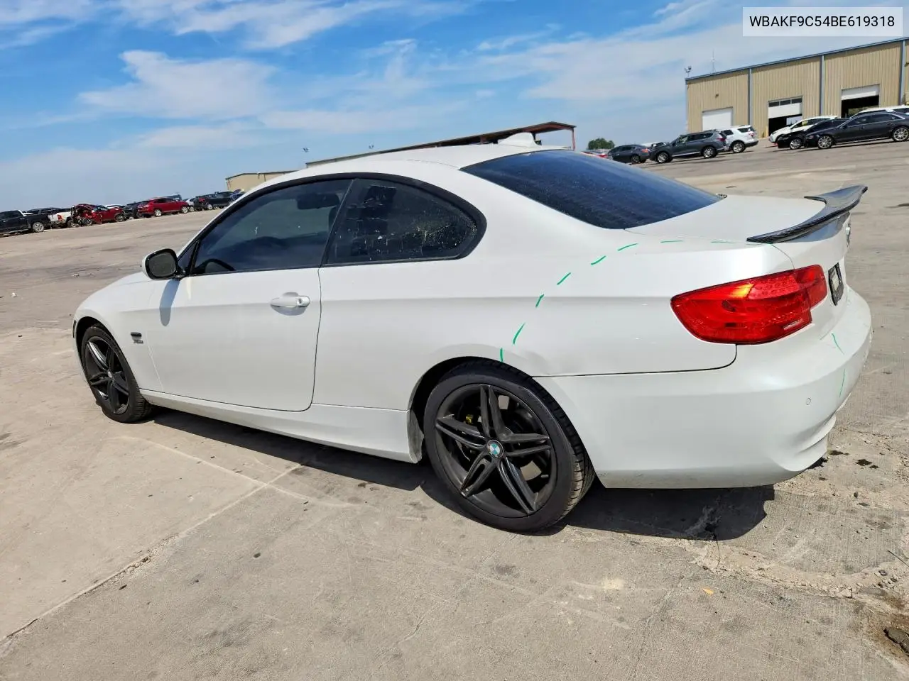 2011 BMW 3ER VIN WBAKF9C54BE619318 — фото 2