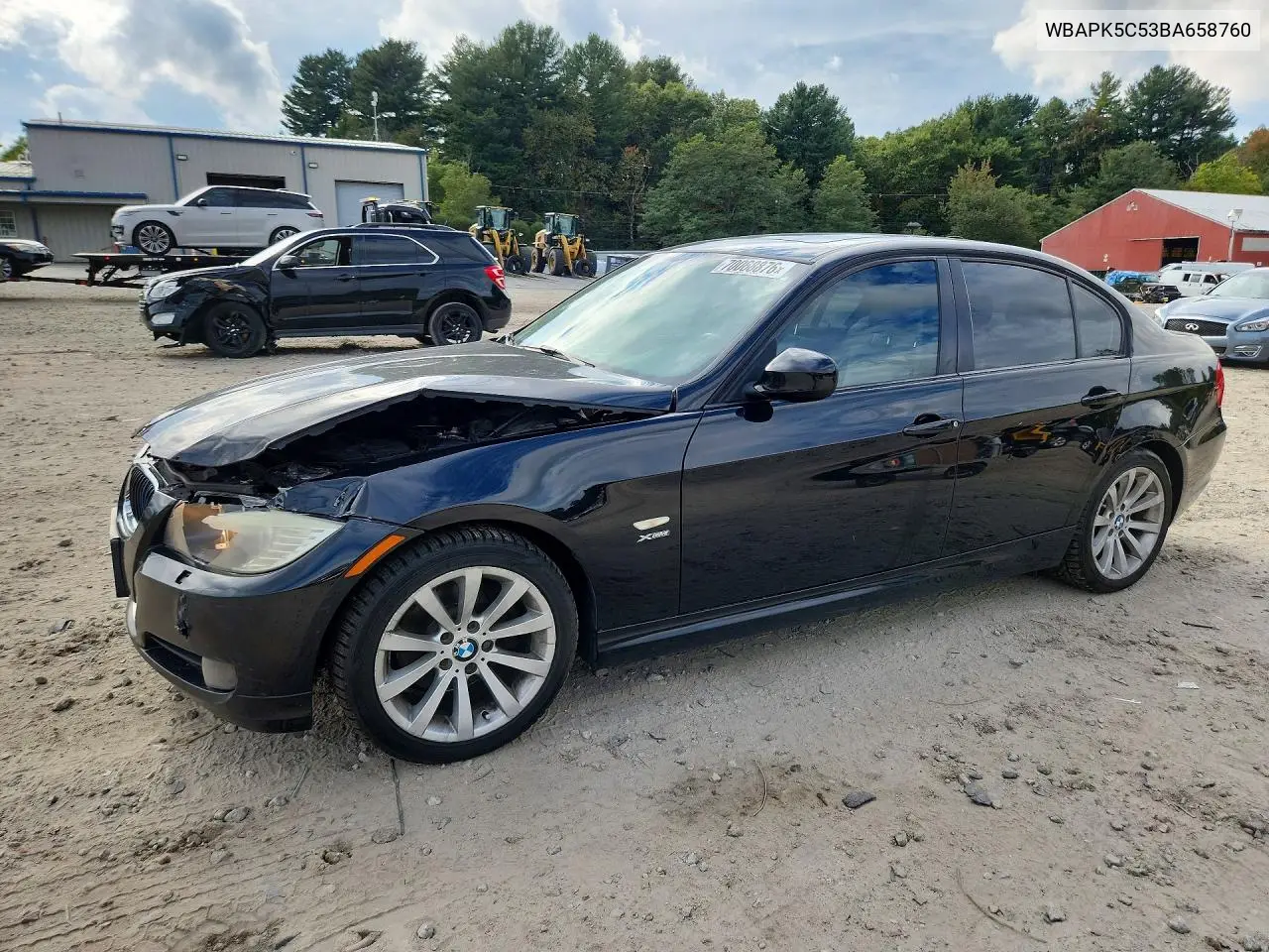 BMW 3ER 2011, VIN WBAPK5C53BA658760