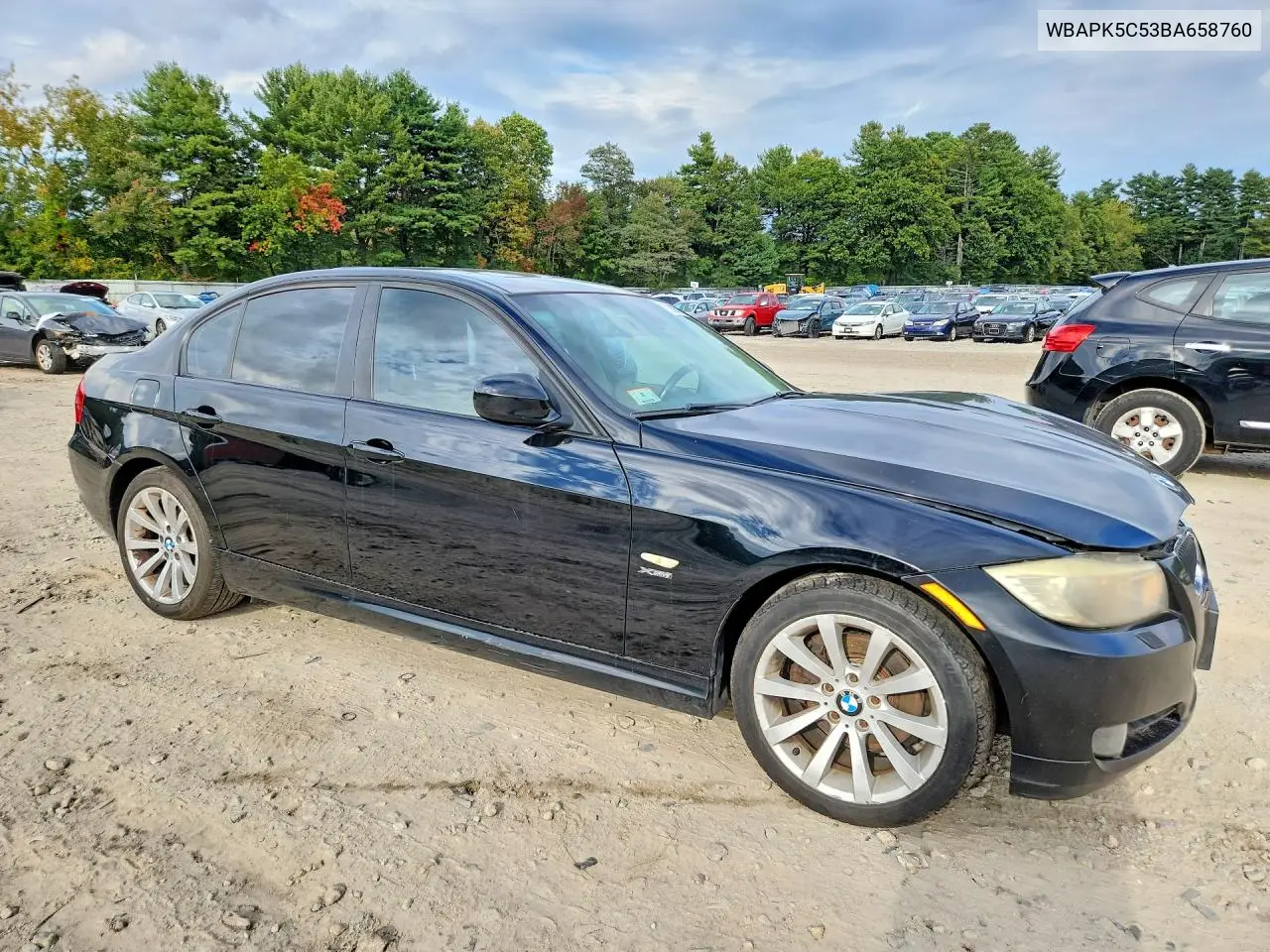 2011 BMW 3ER VIN WBAPK5C53BA658760 — фото 4