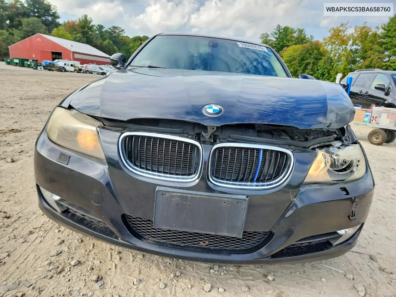 2011 BMW 3ER VIN WBAPK5C53BA658760 — фото 5