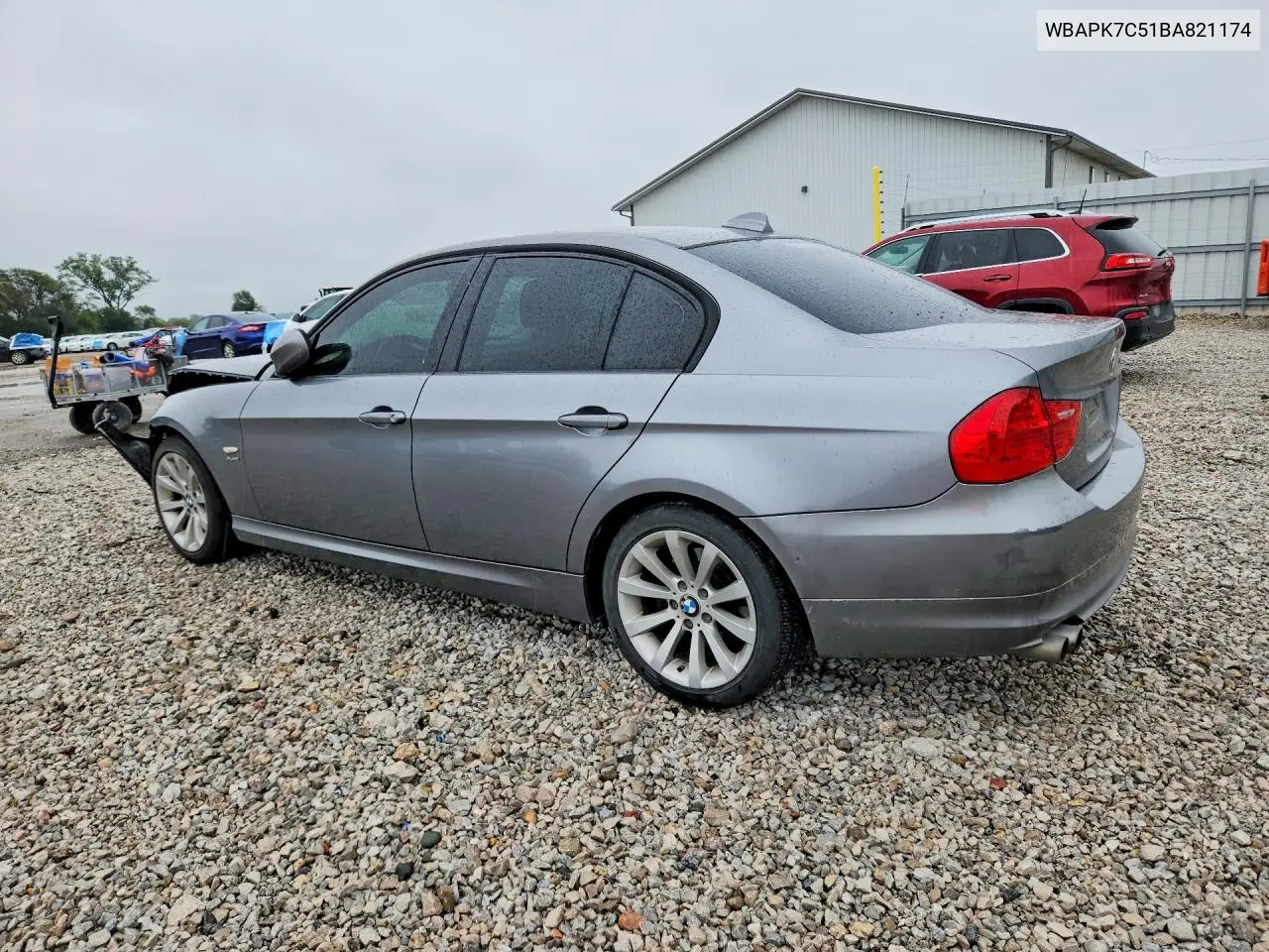 2011 BMW 3ER VIN WBAPK7C51BA821174 — фото 2