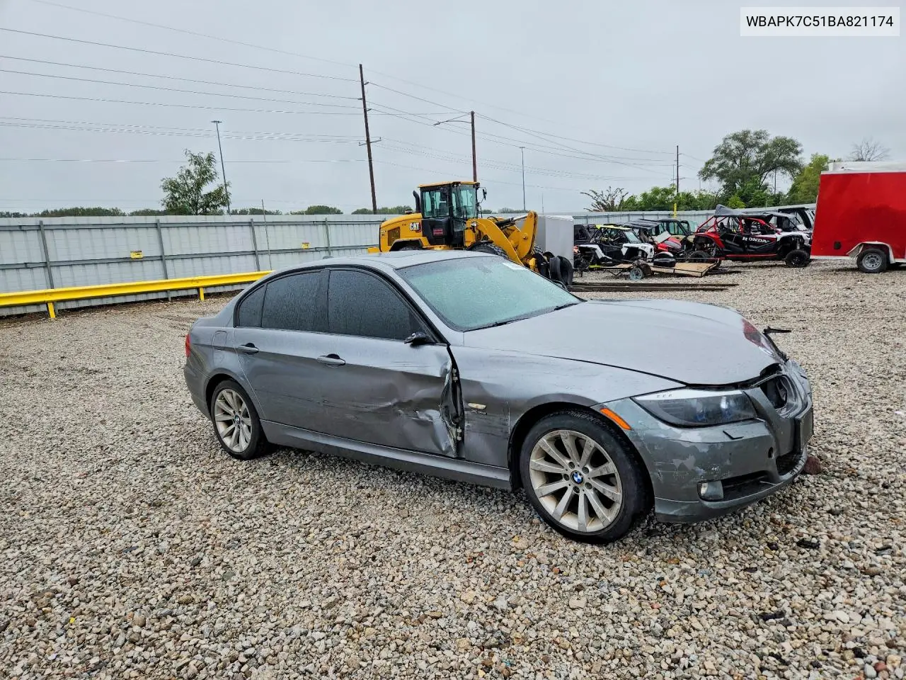 2011 BMW 3ER VIN WBAPK7C51BA821174 — фото 4
