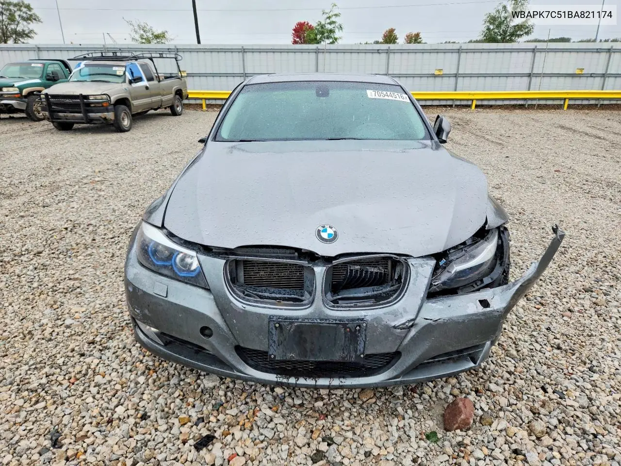 2011 BMW 3ER VIN WBAPK7C51BA821174 — фото 5