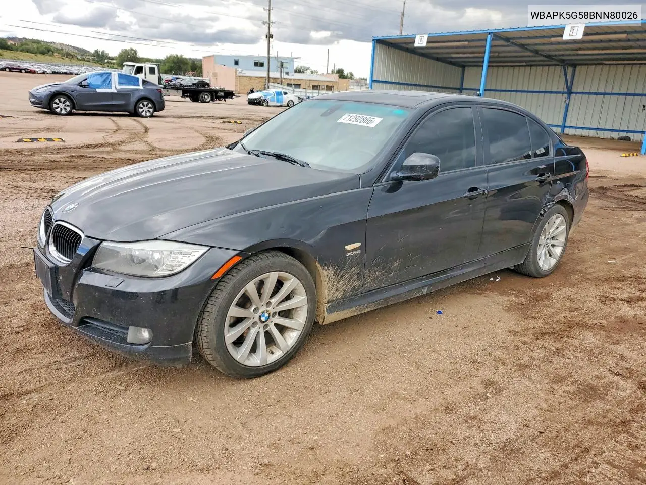 BMW 3ER 2011, VIN WBAPK5G58BNN80026