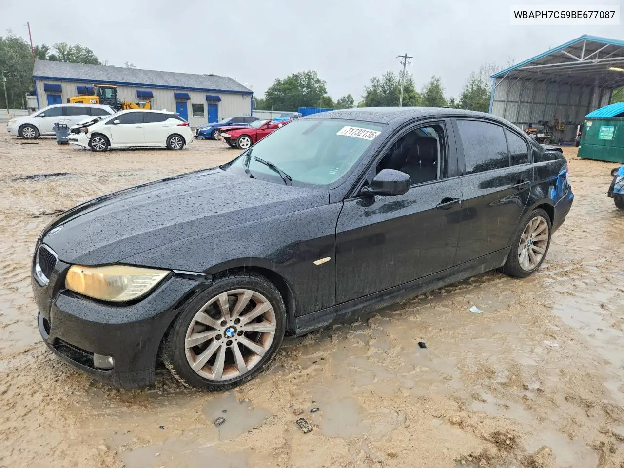 BMW 3ER 2011, VIN WBAPH7C59BE677087
