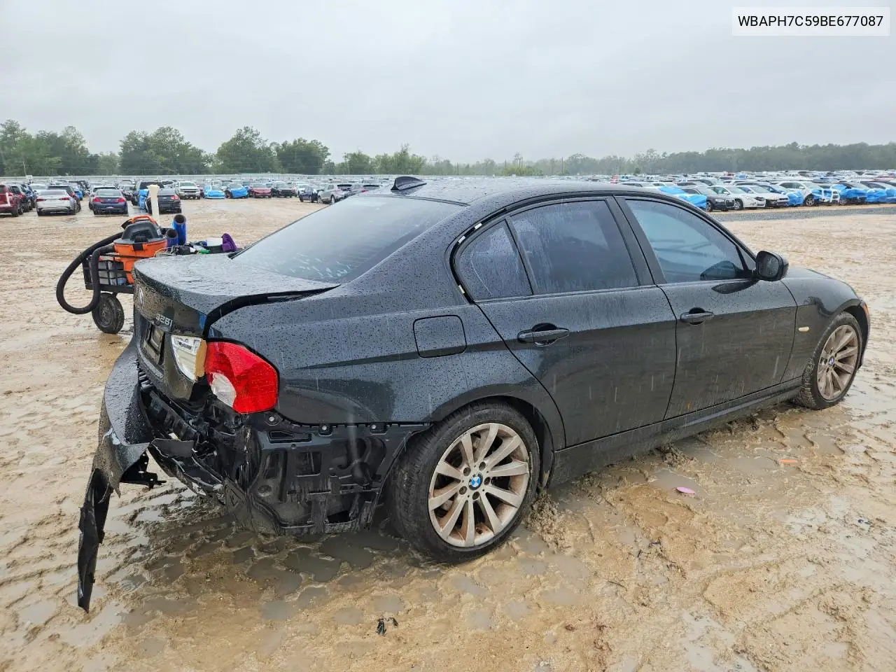 2011 BMW 3ER VIN WBAPH7C59BE677087 — фото 3