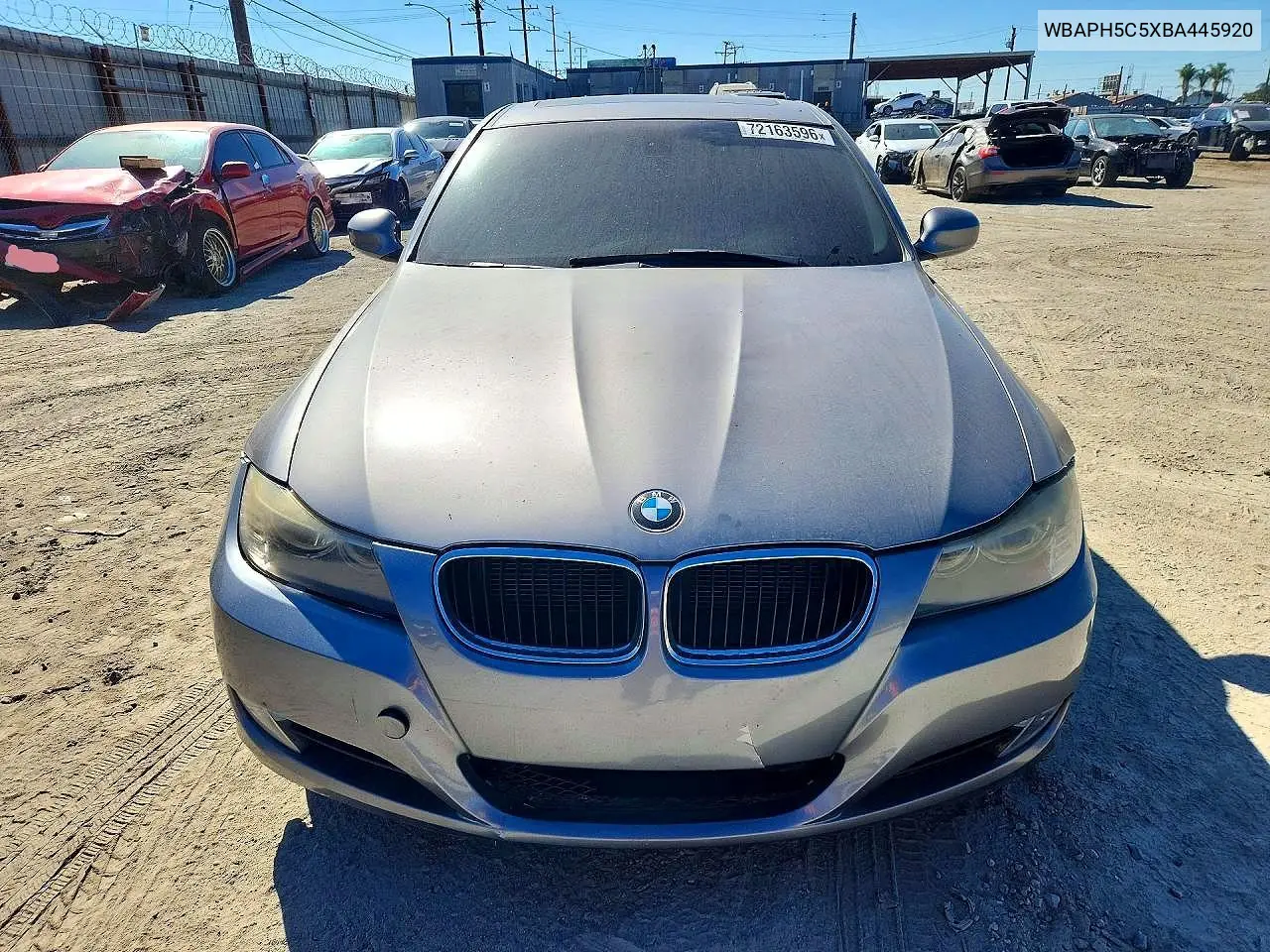 2011 BMW 3ER VIN WBAPH5C5XBA445920 — фото 5