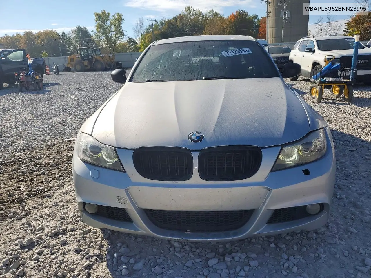 2011 BMW 3ER VIN WBAPL5G52BNN23995 — фото 5