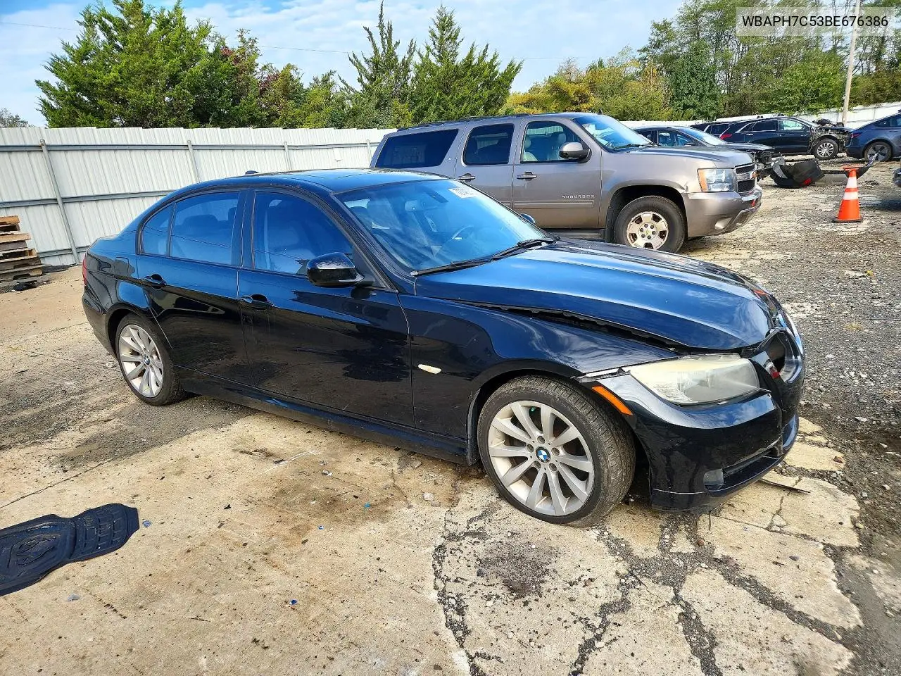 2011 BMW 3ER VIN WBAPH7C53BE676386 — фото 4