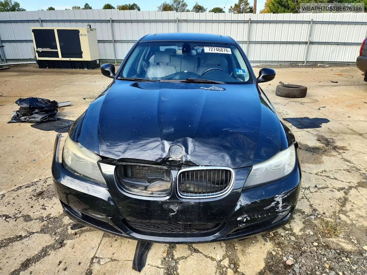 2011 BMW 3ER VIN WBAPH7C53BE676386 — фото 5