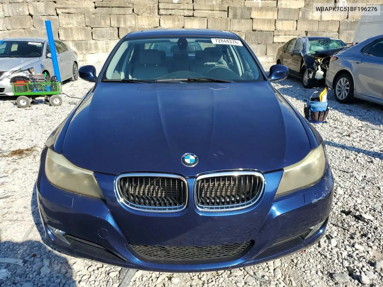 2011 BMW 3ER VIN WBAPK7C51BF196276 — фото 5