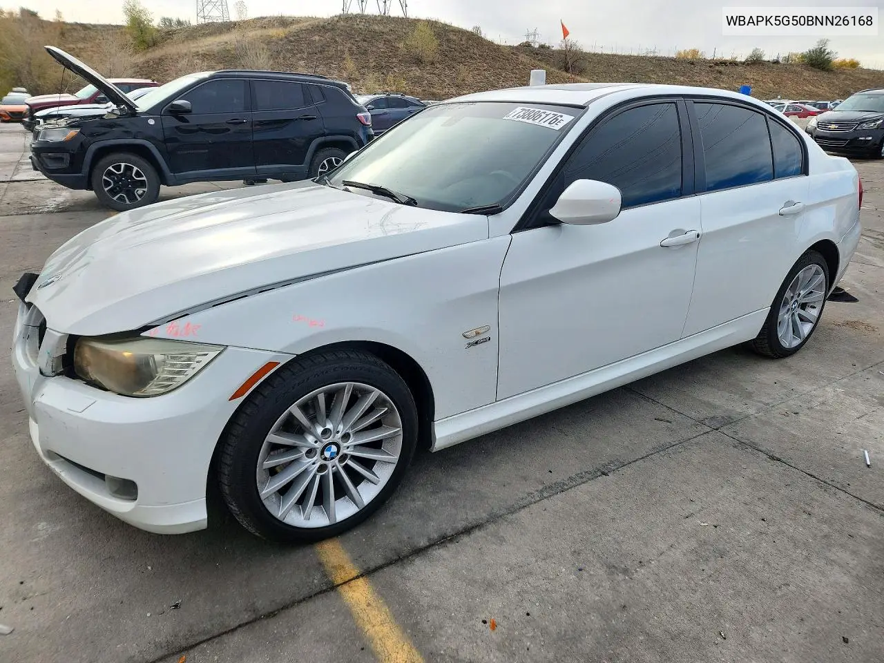 BMW 3ER 2011, VIN WBAPK5G50BNN26168
