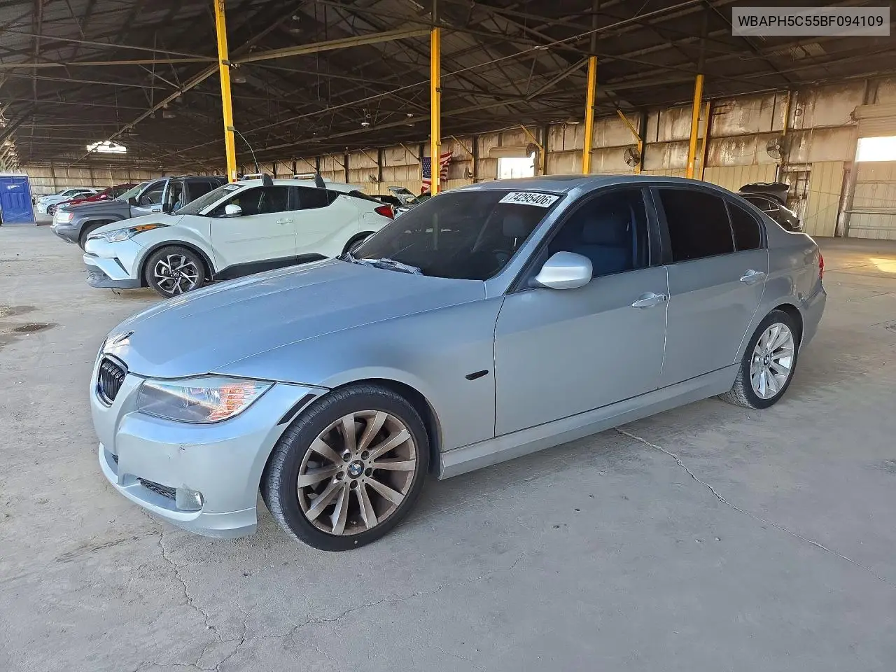 BMW 3ER 2011, VIN WBAPH5C55BF094109