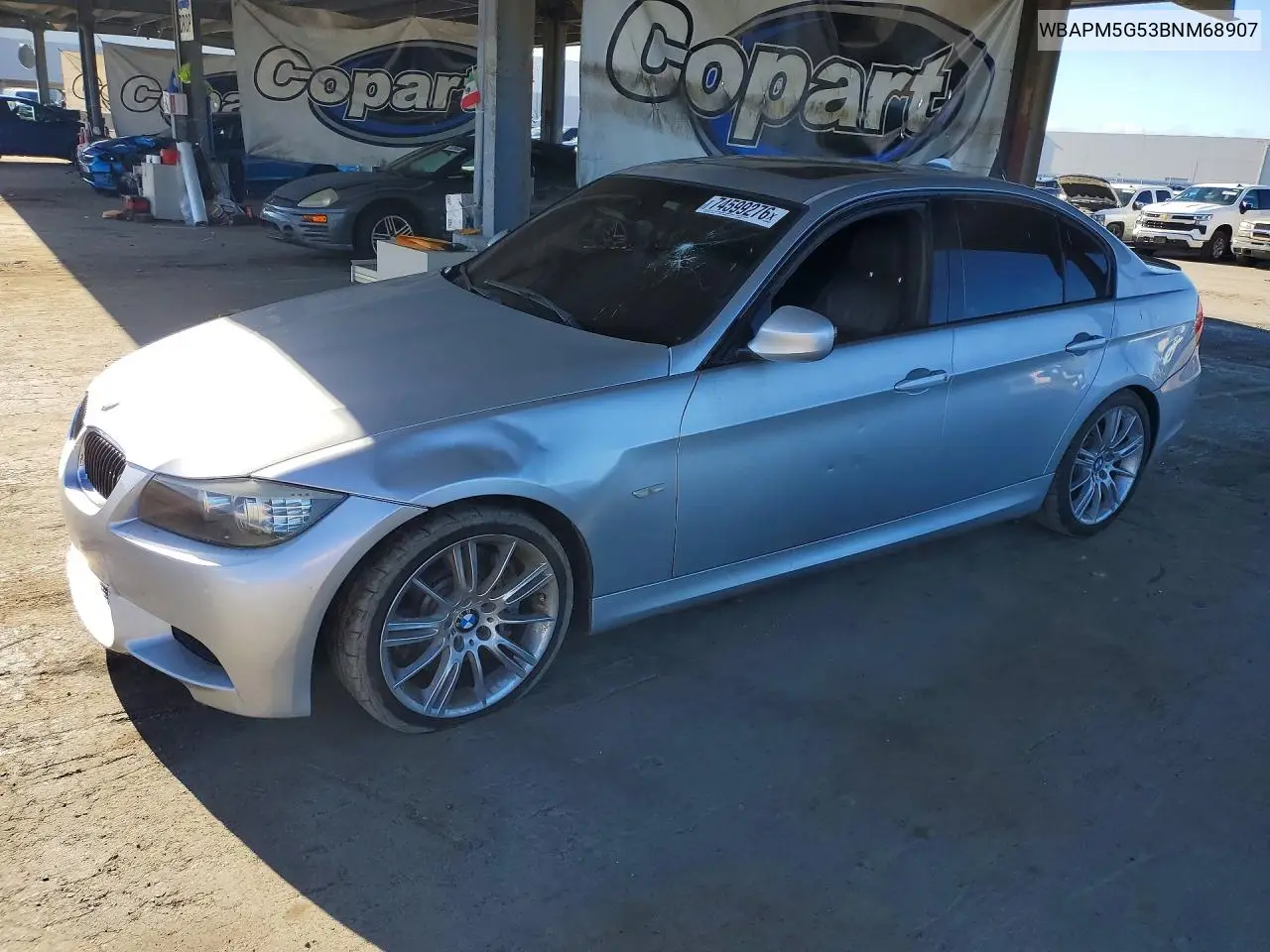 BMW 3ER 2011, VIN WBAPM5G53BNM68907