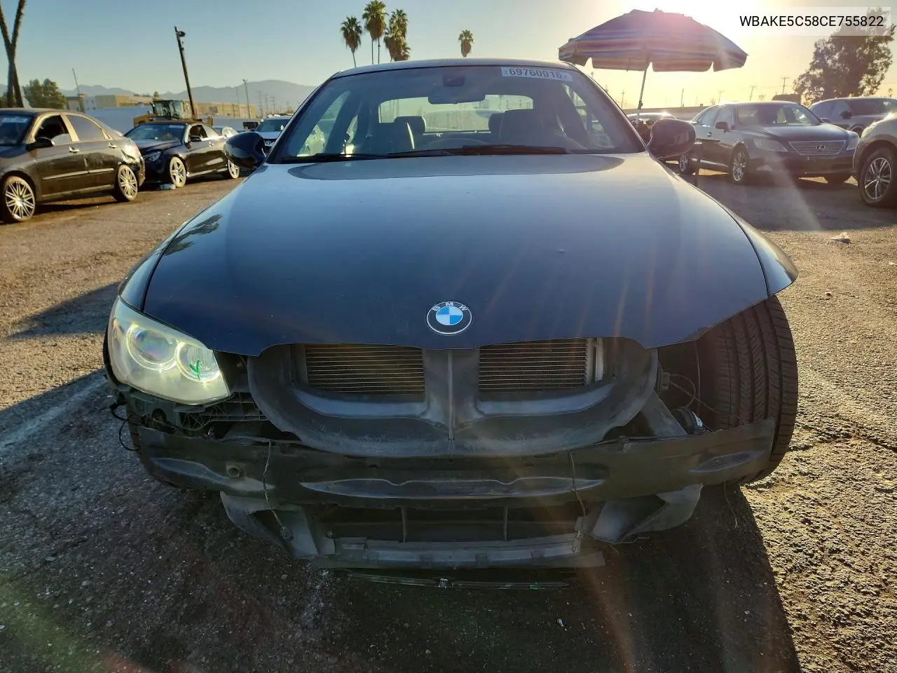 2012 BMW 3ER VIN WBAKE5C58CE755822 — фото 5