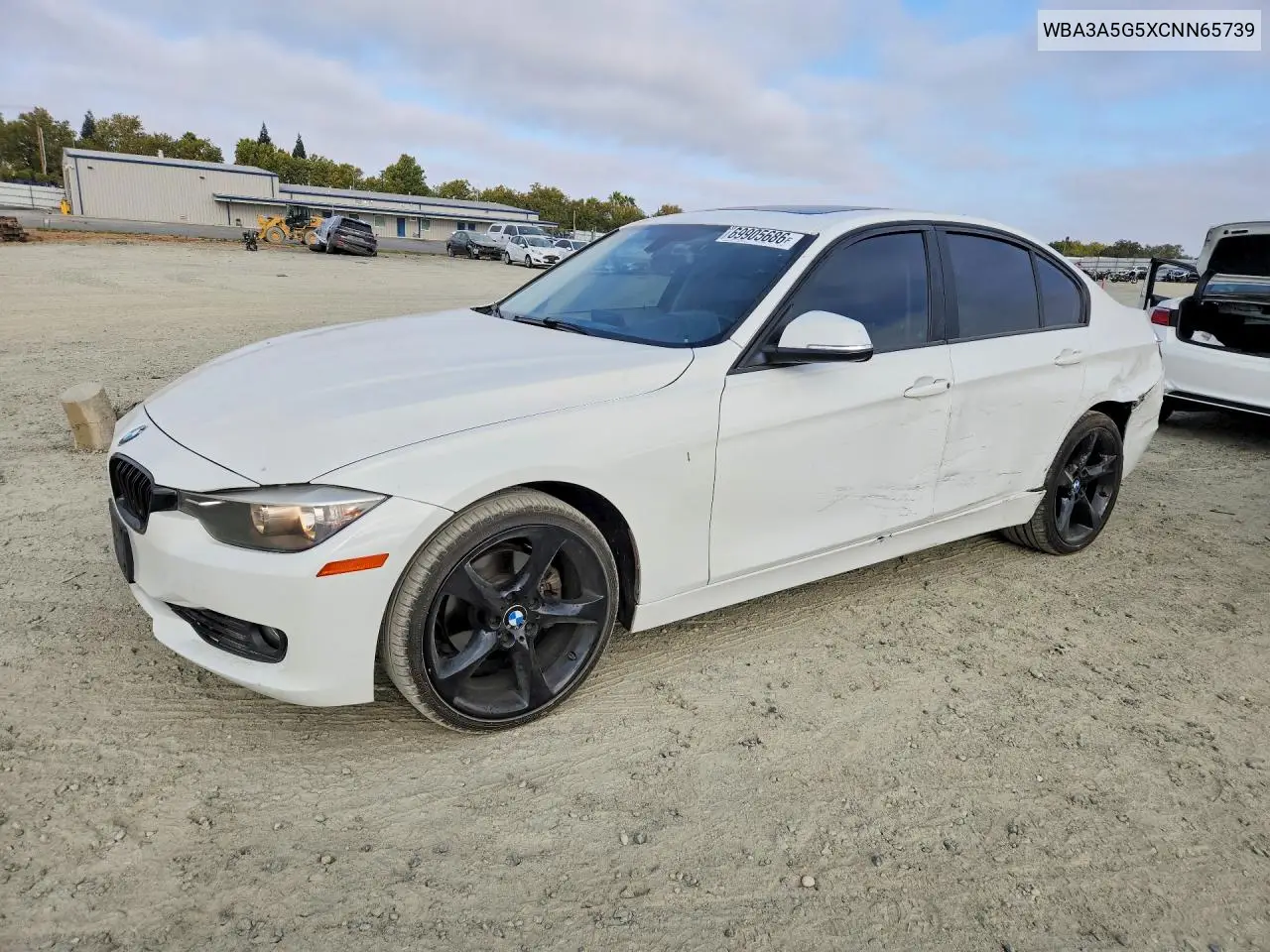 BMW 3ER 2012, VIN WBA3A5G5XCNN65739