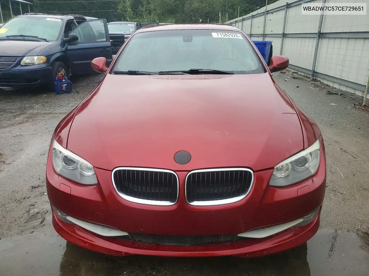 2012 BMW 3ER VIN WBADW7C57CE729651 — фото 5