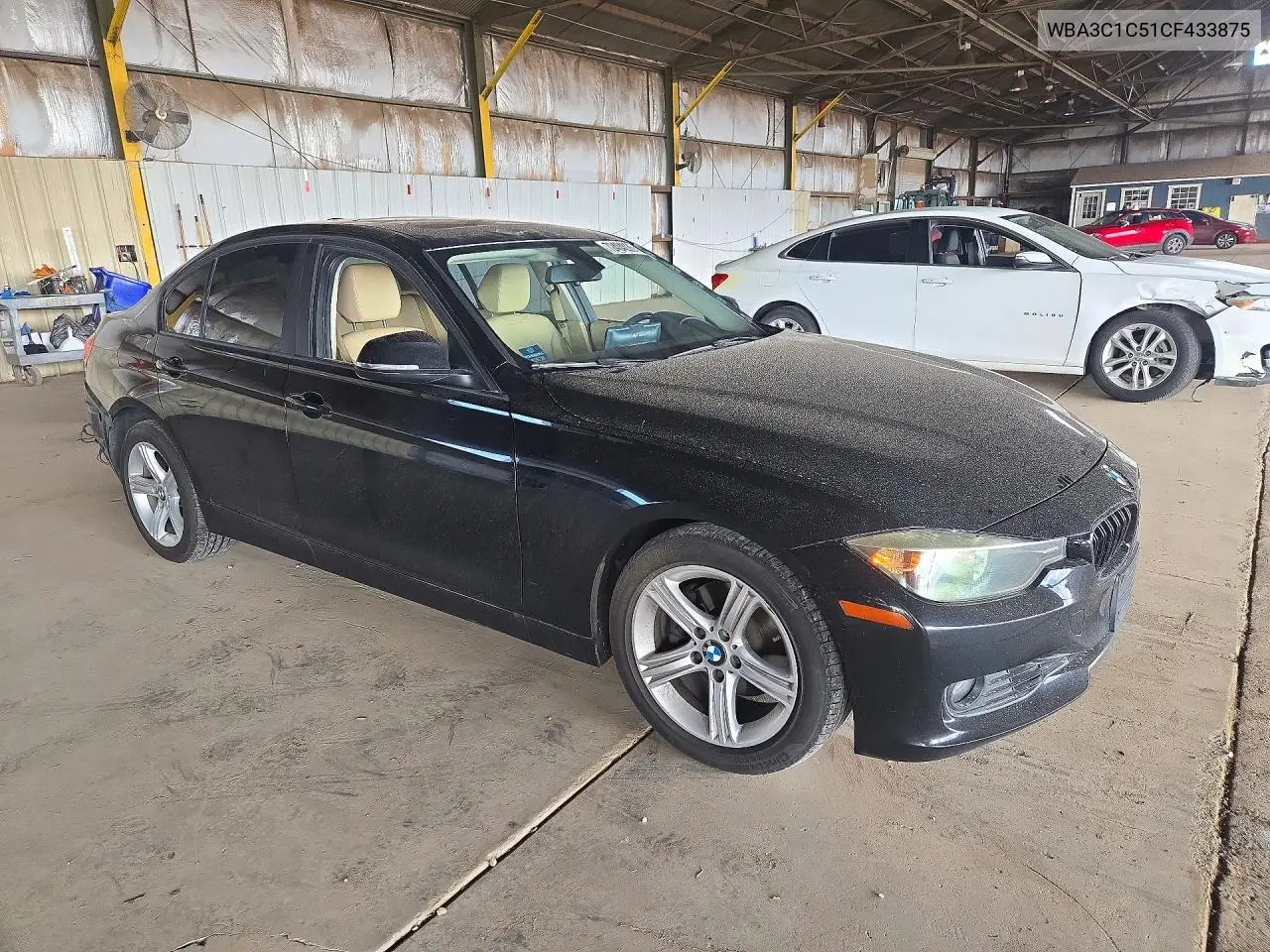 2012 BMW 3ER VIN WBA3C1C51CF433875 — фото 4