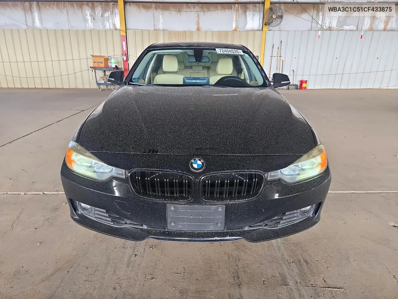 2012 BMW 3ER VIN WBA3C1C51CF433875 — фото 5