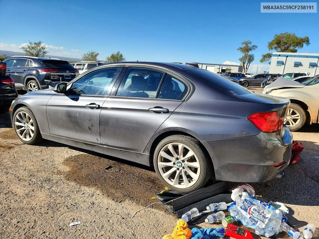 2012 BMW 3ER VIN WBA3A5C59CF258191 — фото 2