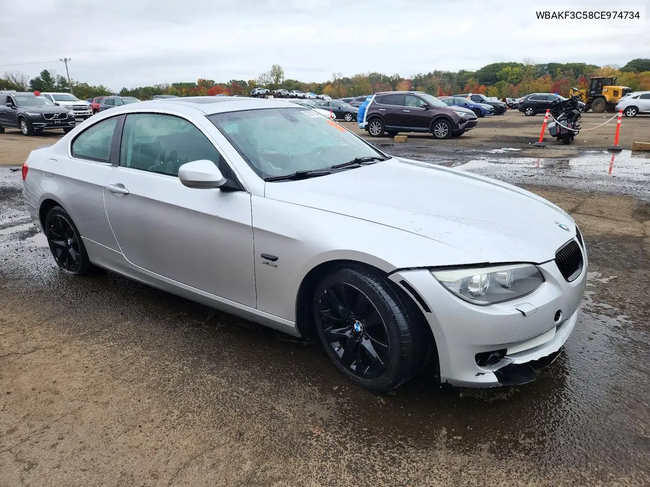 2012 BMW 3ER VIN WBAKF3C58CE974734 — фото 4