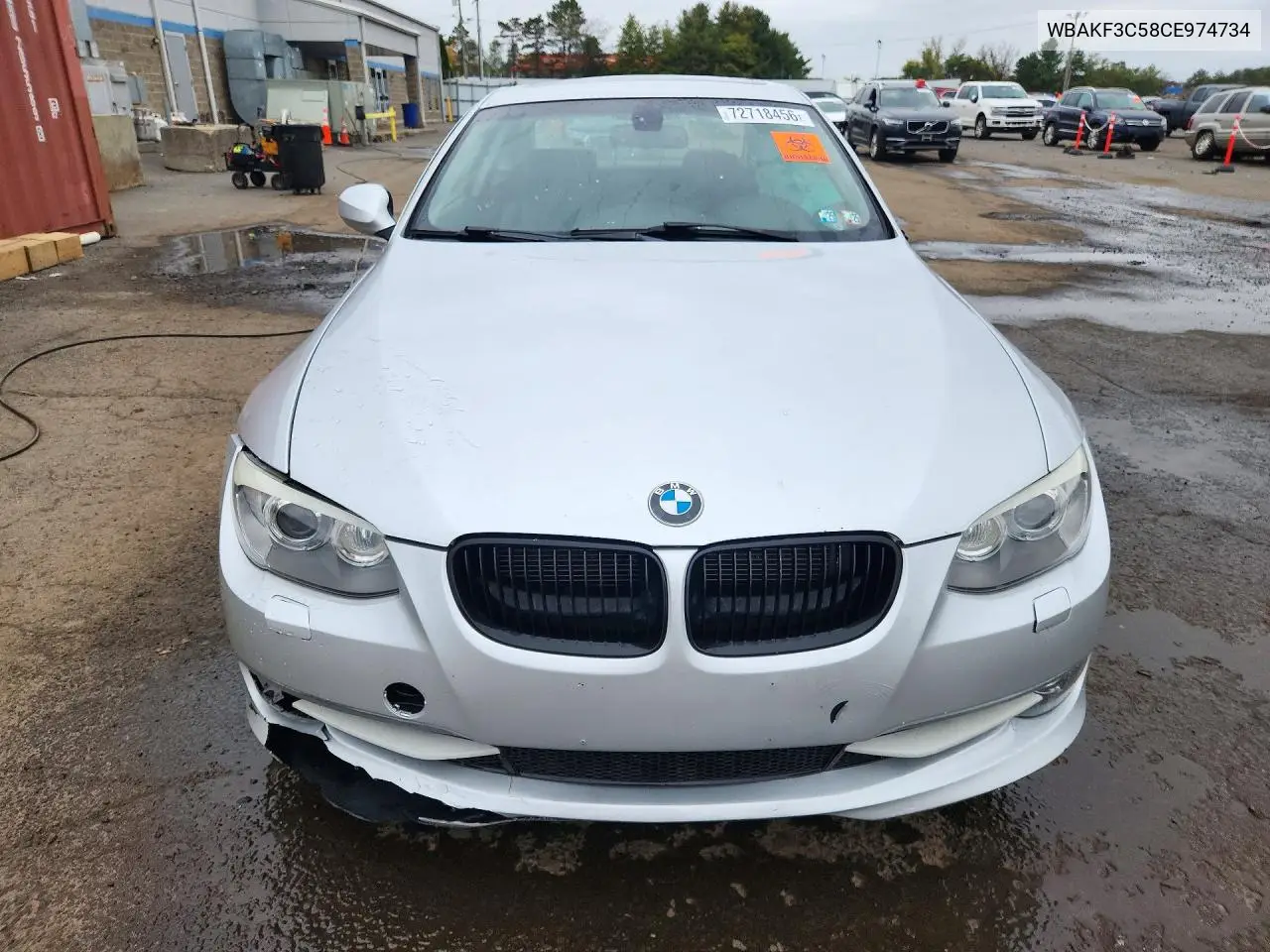 2012 BMW 3ER VIN WBAKF3C58CE974734 — фото 5