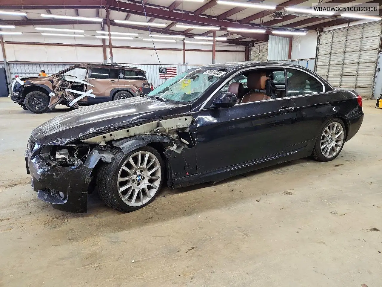 BMW 3ER 2012, VIN WBADW3C51CE823808