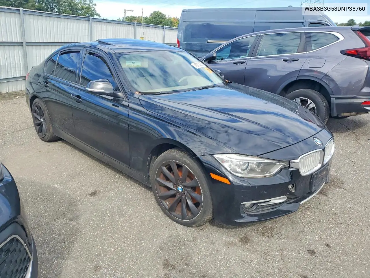2013 BMW 3ER VIN WBA3B3G58DNP38760 — фото 4