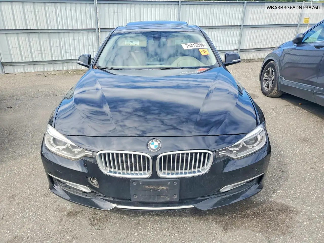 2013 BMW 3ER VIN WBA3B3G58DNP38760 — фото 5