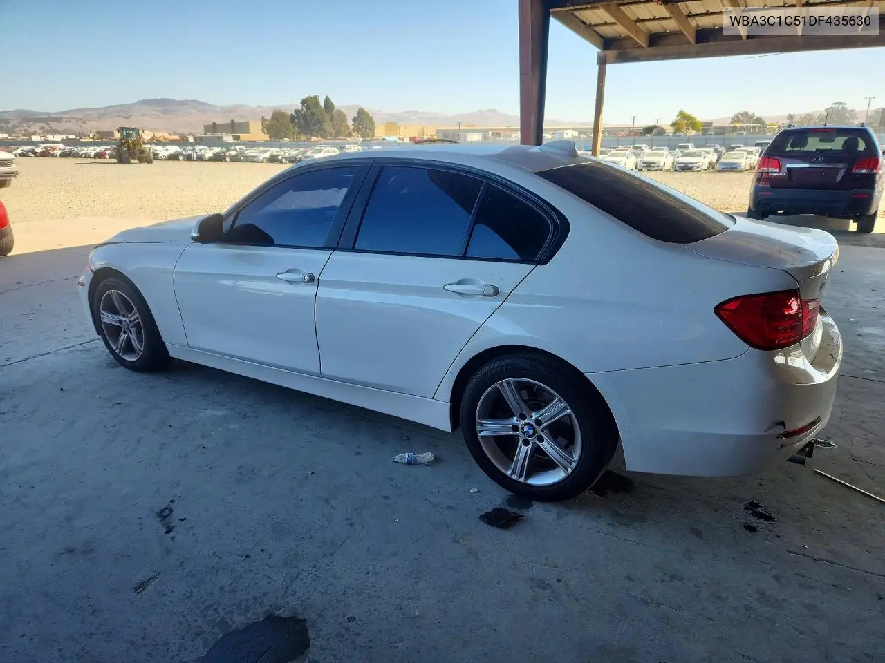 2013 BMW 3ER VIN WBA3C1C51DF435630 — фото 2