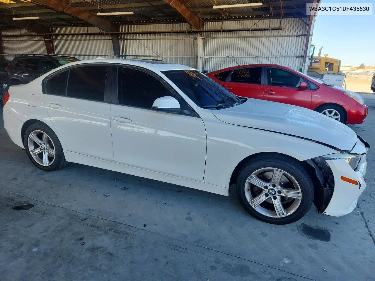 2013 BMW 3ER VIN WBA3C1C51DF435630 — фото 4
