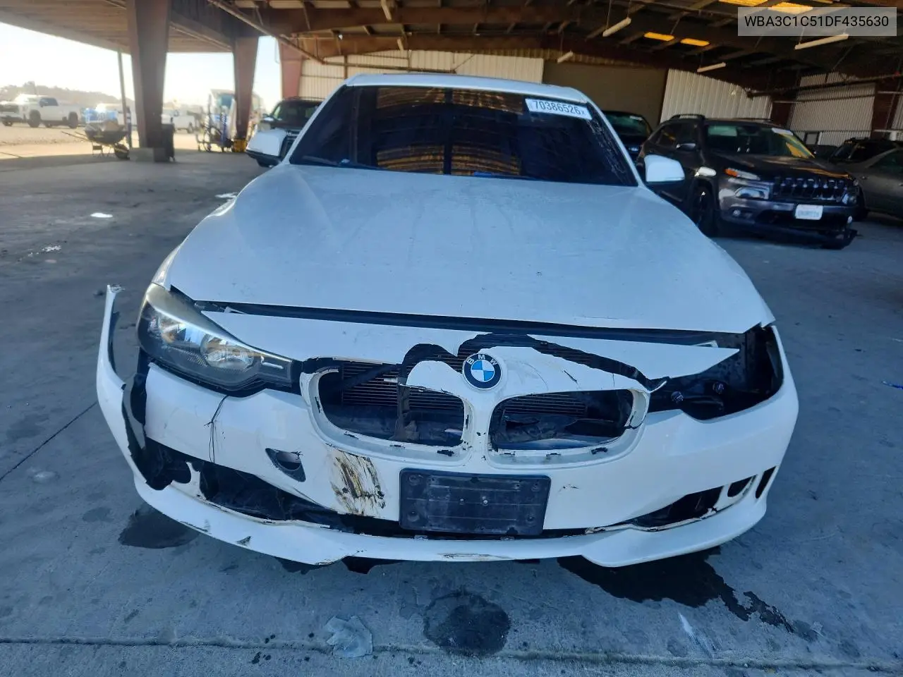 2013 BMW 3ER VIN WBA3C1C51DF435630 — фото 5