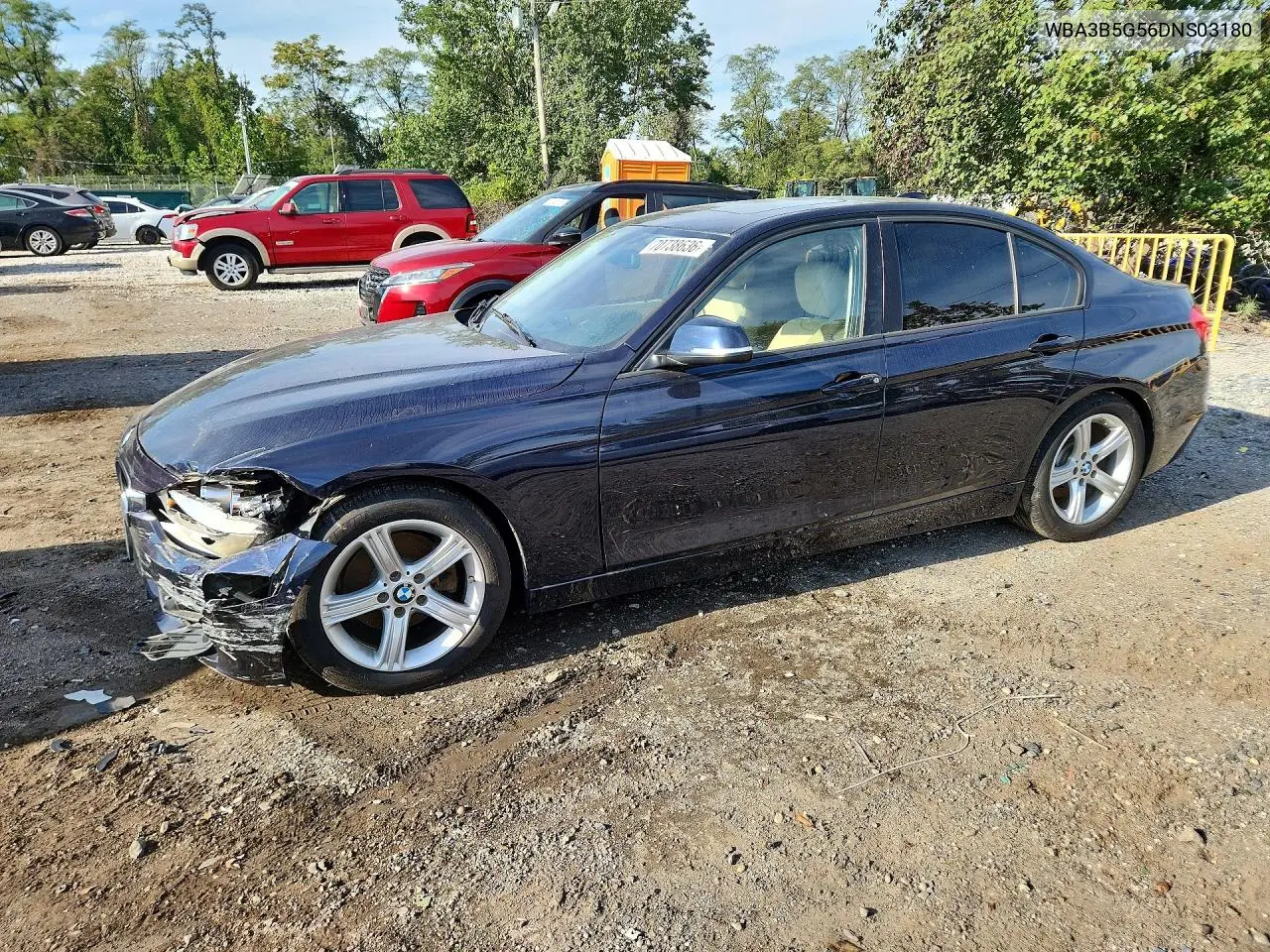 BMW 3ER 2013, VIN WBA3B5G56DNS03180