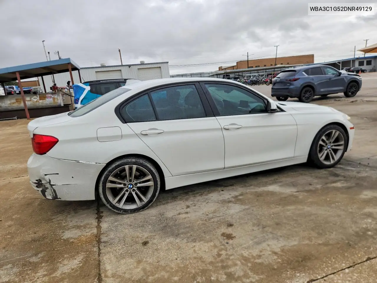 2013 BMW 3ER VIN WBA3C1G52DNR49129 — фото 3