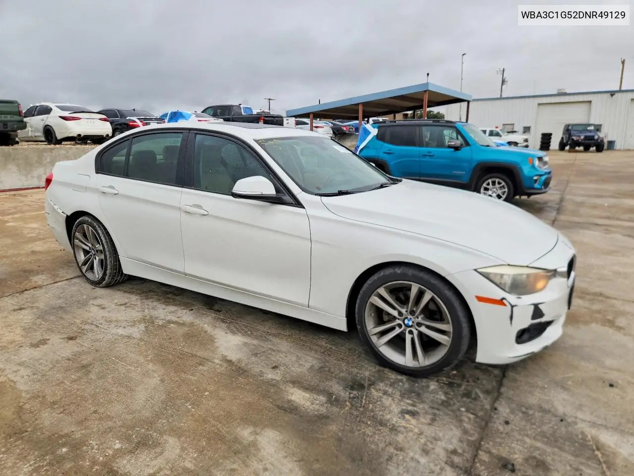 2013 BMW 3ER VIN WBA3C1G52DNR49129 — фото 4