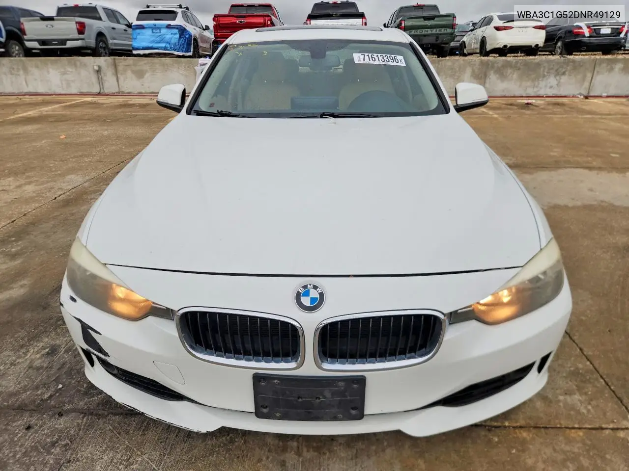 2013 BMW 3ER VIN WBA3C1G52DNR49129 — фото 5