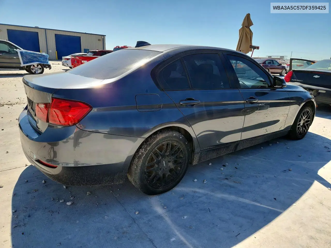 2013 BMW 3ER VIN WBA3A5C57DF359425 — фото 3