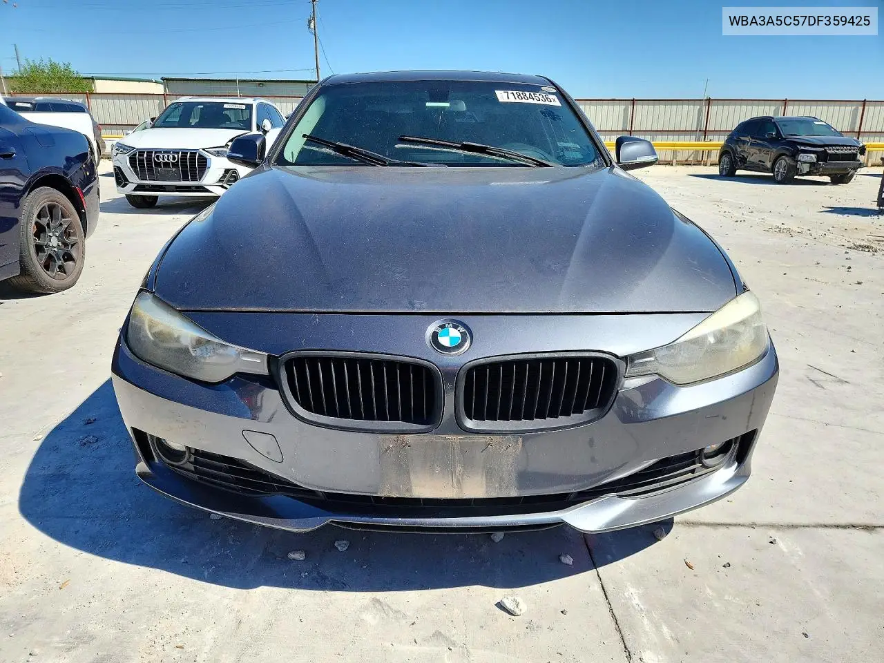 2013 BMW 3ER VIN WBA3A5C57DF359425 — фото 5