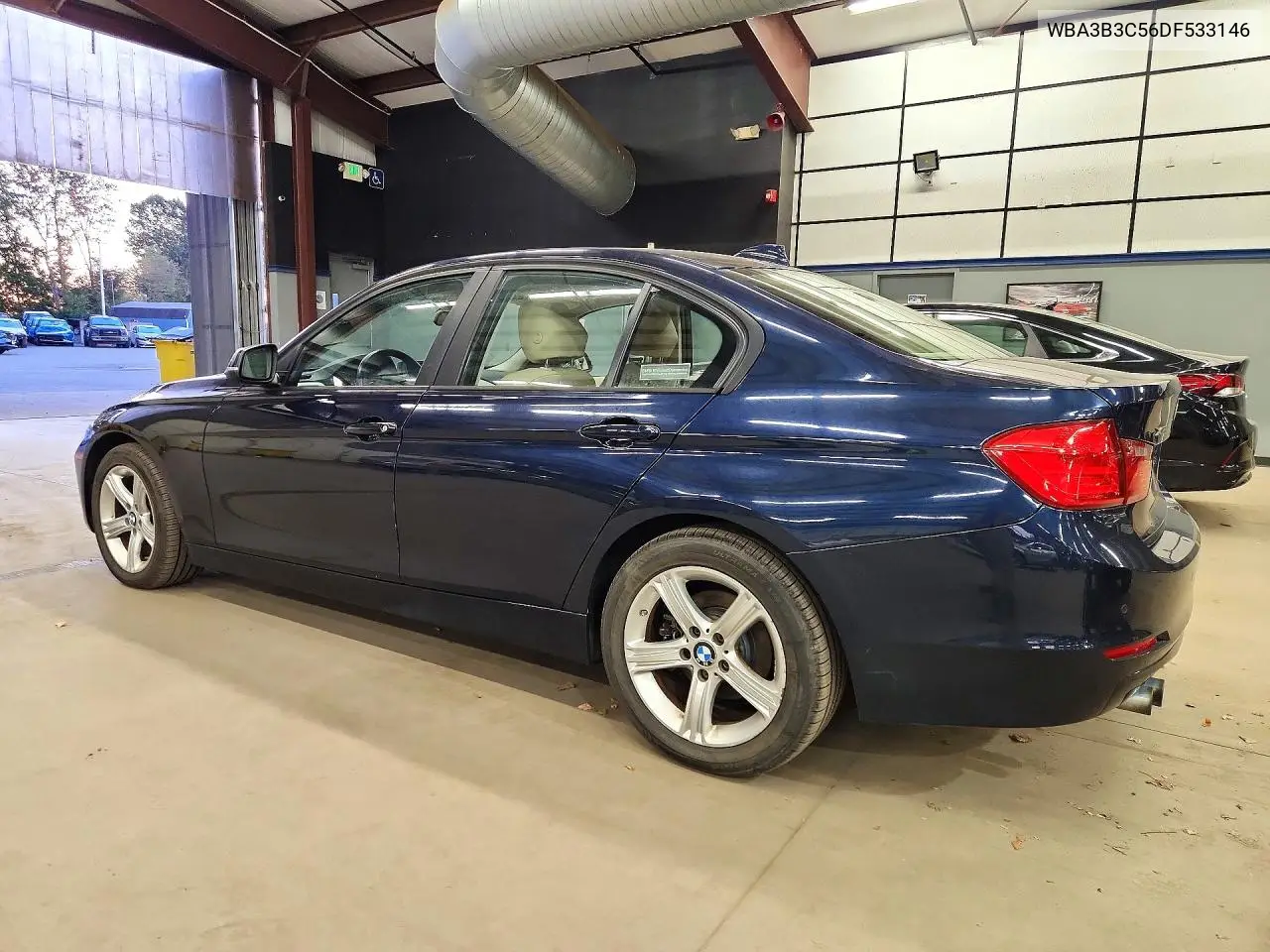 2013 BMW 3ER VIN WBA3B3C56DF533146 — фото 2