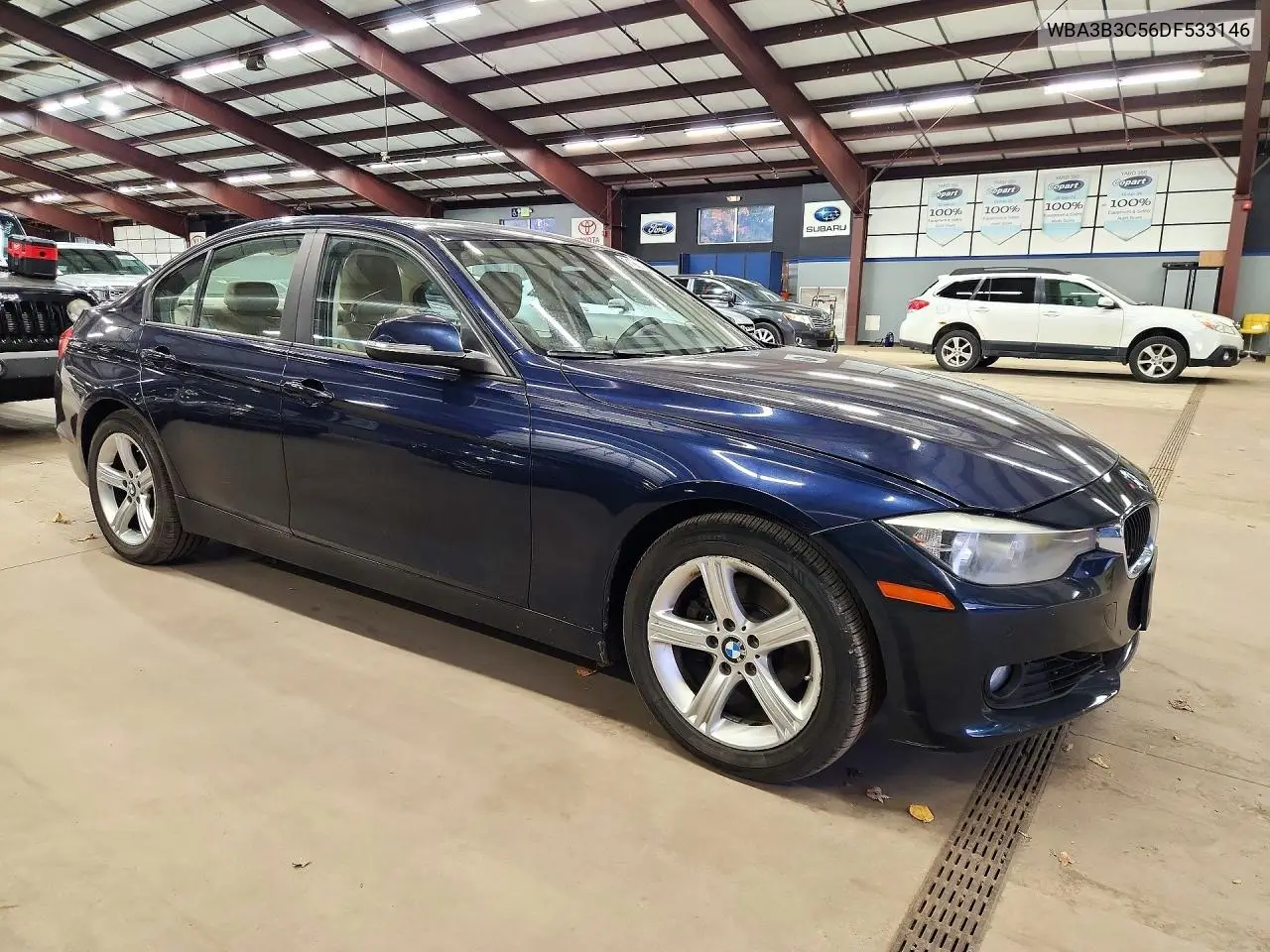 2013 BMW 3ER VIN WBA3B3C56DF533146 — фото 4