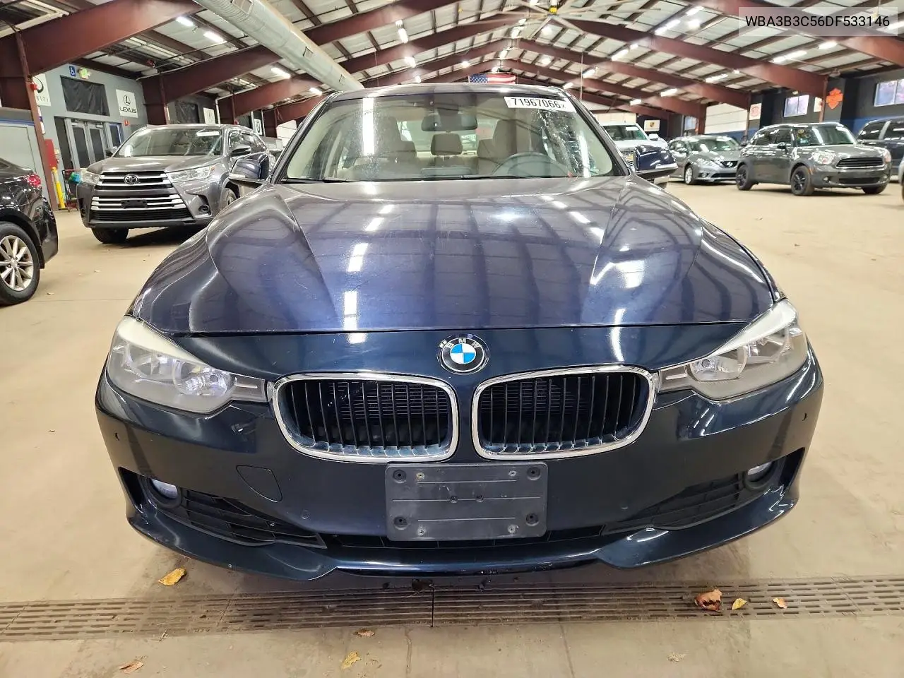 2013 BMW 3ER VIN WBA3B3C56DF533146 — фото 5