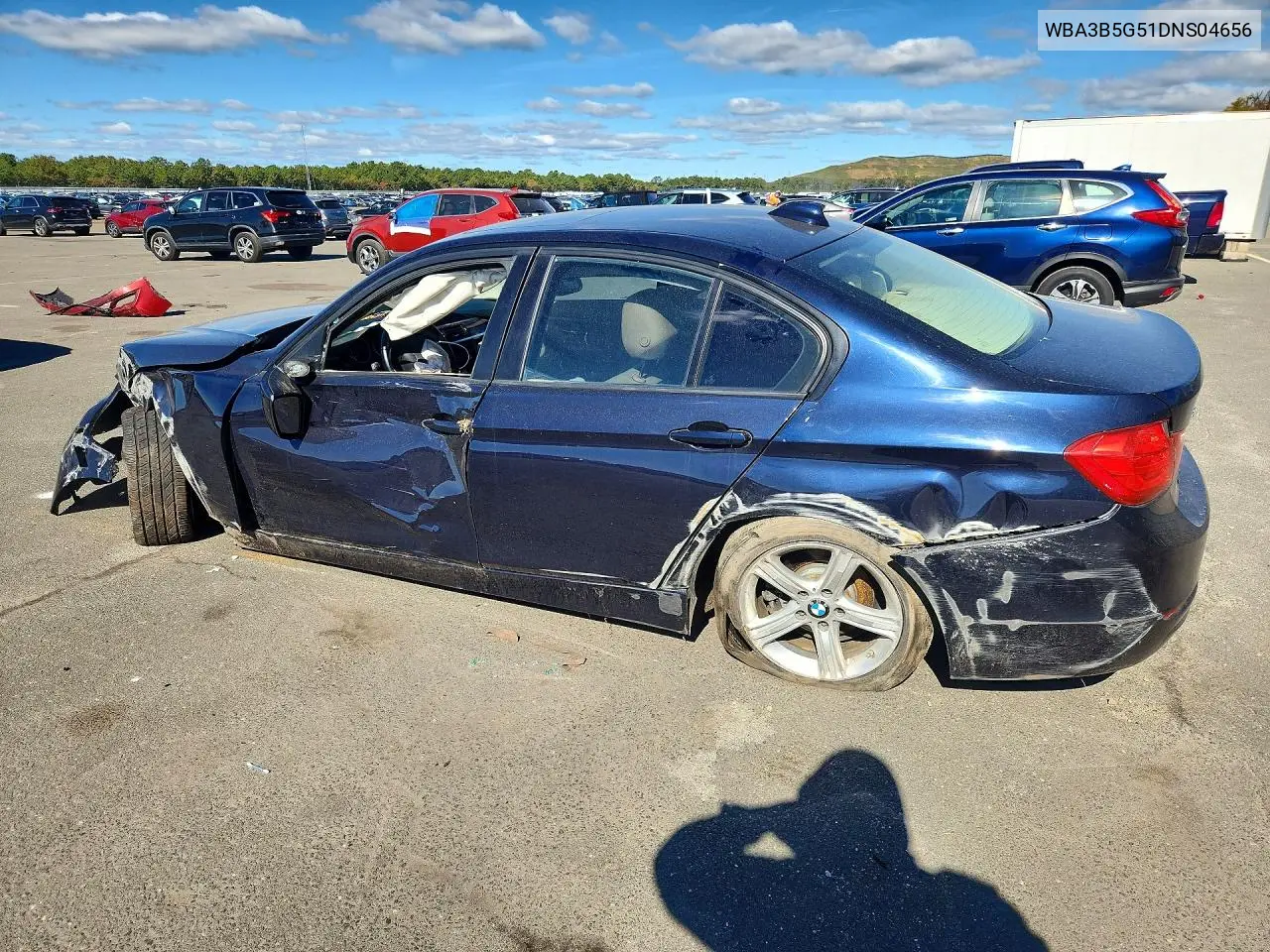 2013 BMW 3ER VIN WBA3B5G51DNS04656 — фото 2