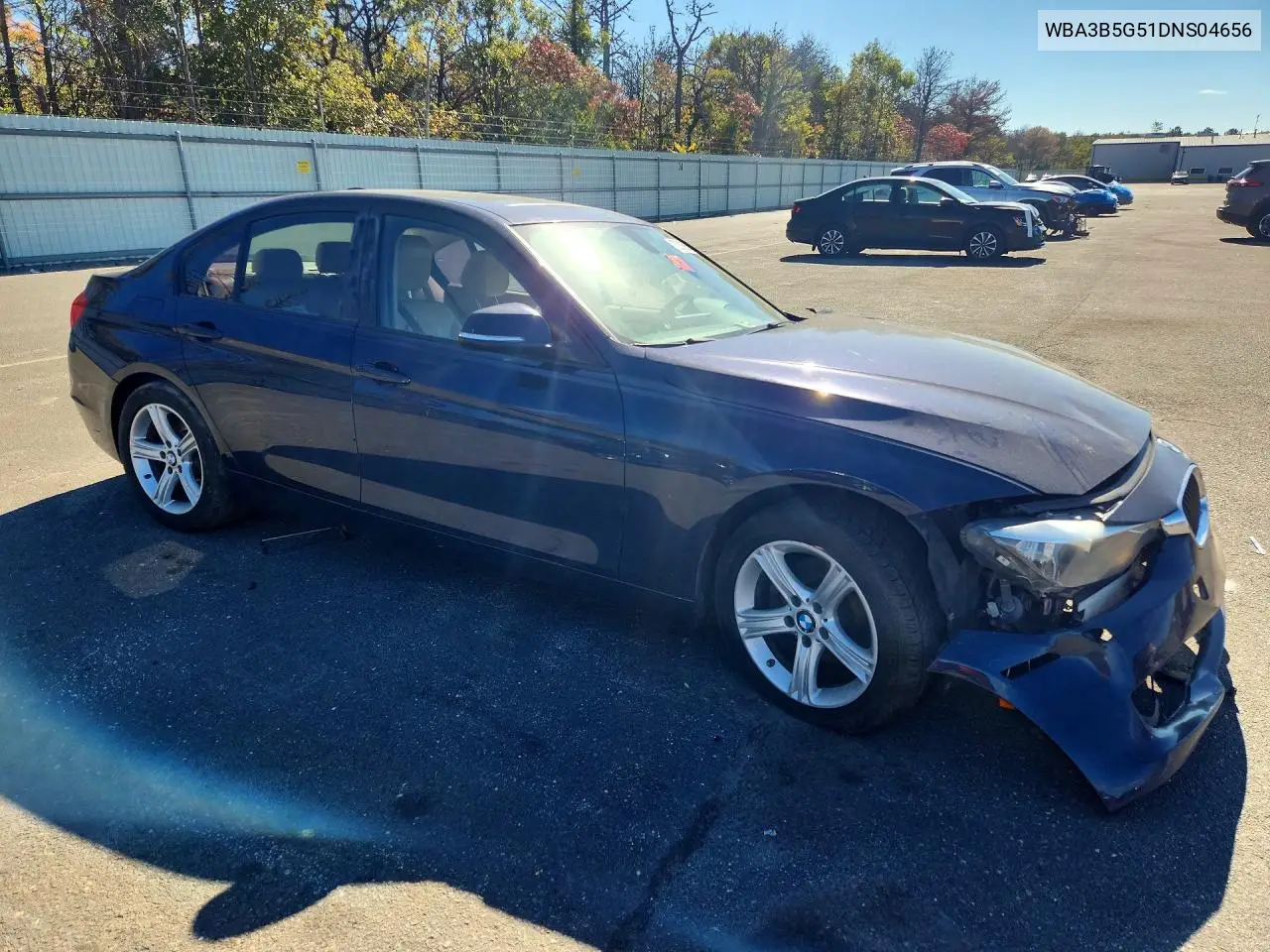 2013 BMW 3ER VIN WBA3B5G51DNS04656 — фото 4