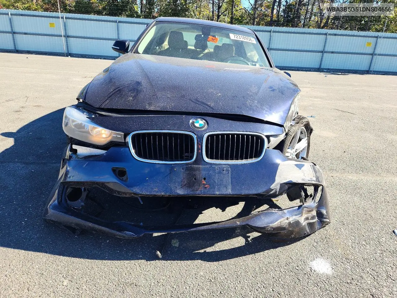 2013 BMW 3ER VIN WBA3B5G51DNS04656 — фото 5