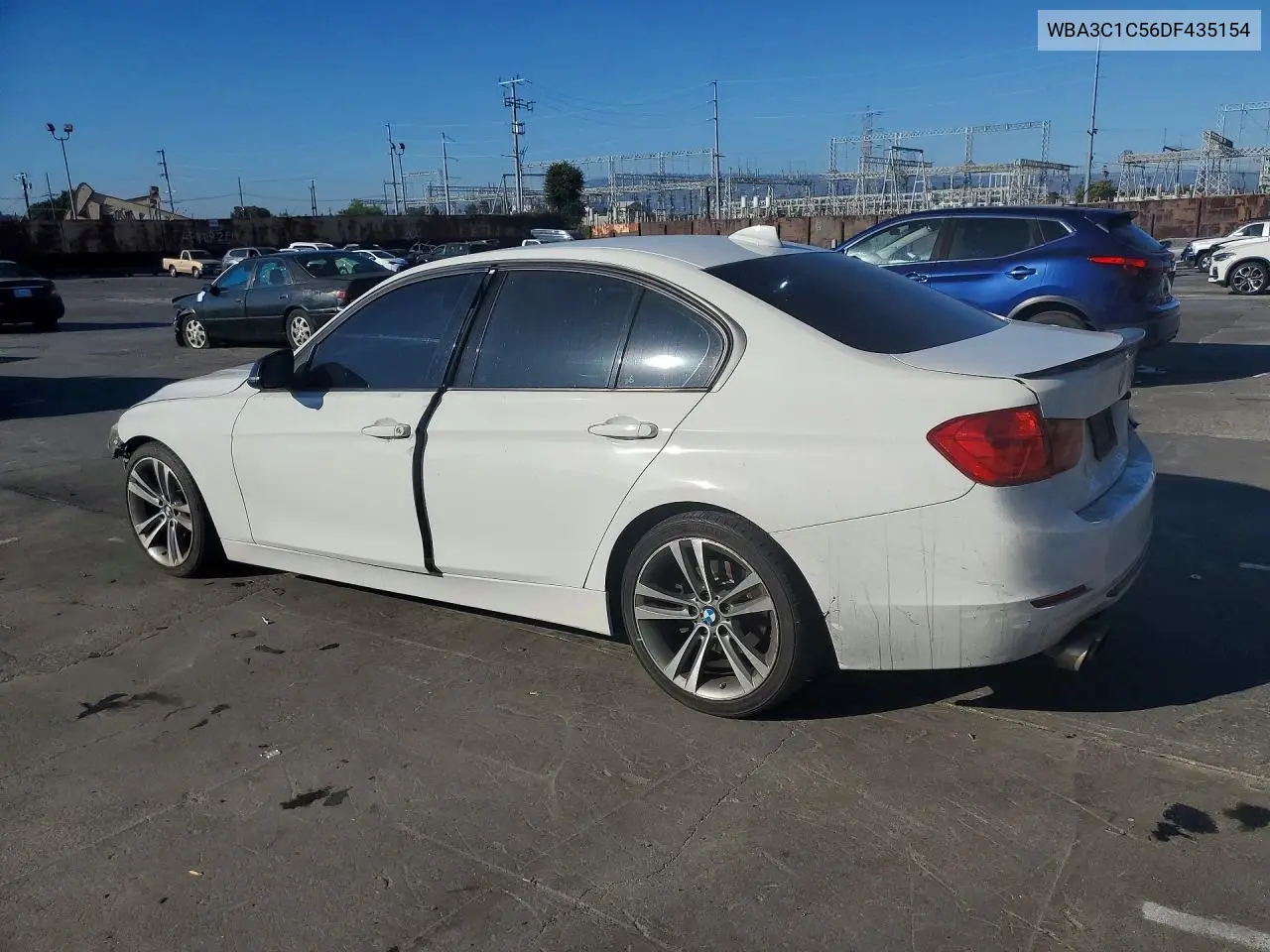 2013 BMW 3ER VIN WBA3C1C56DF435154 — фото 2