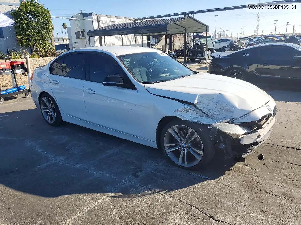 2013 BMW 3ER VIN WBA3C1C56DF435154 — фото 4