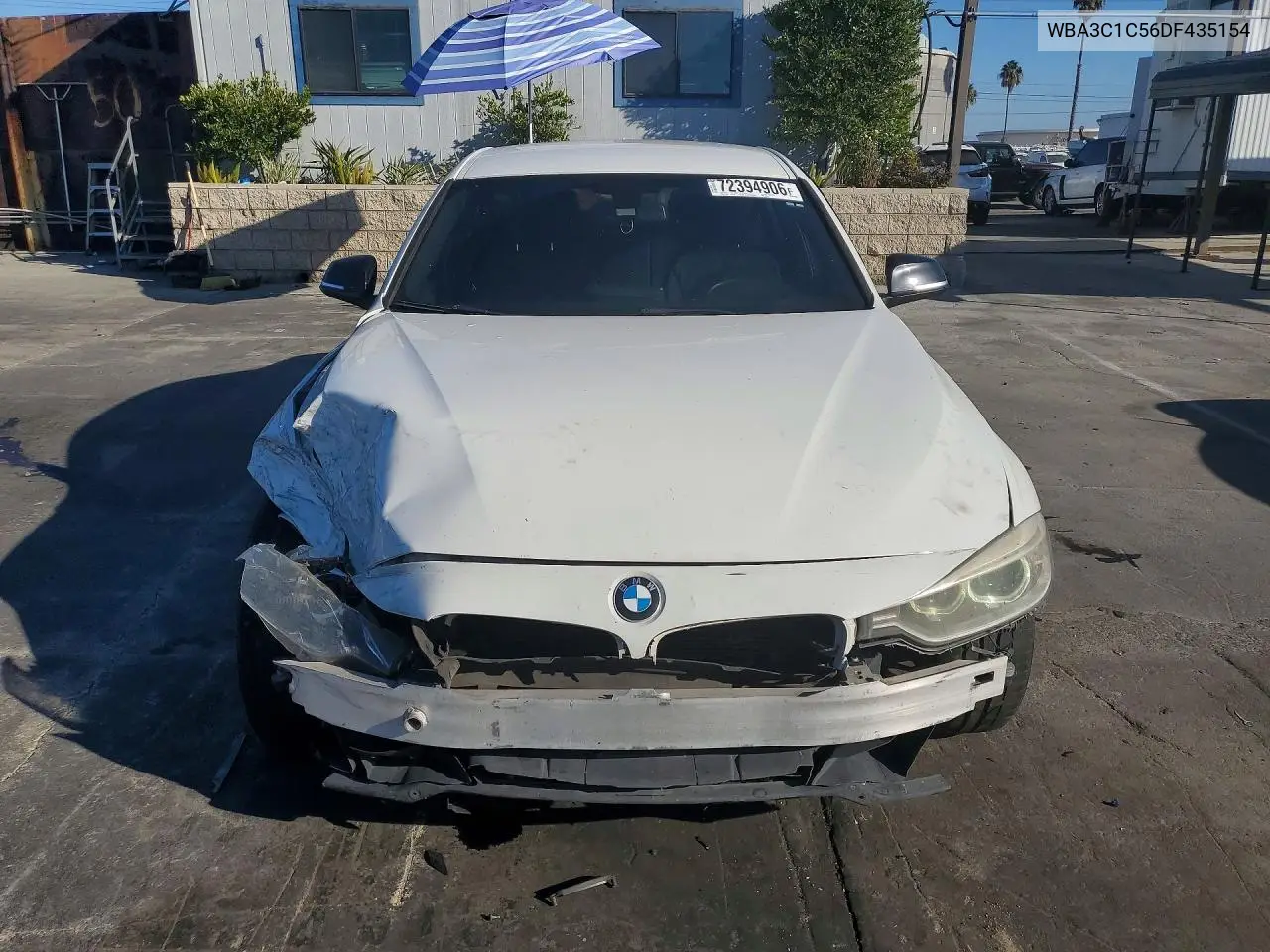 2013 BMW 3ER VIN WBA3C1C56DF435154 — фото 5