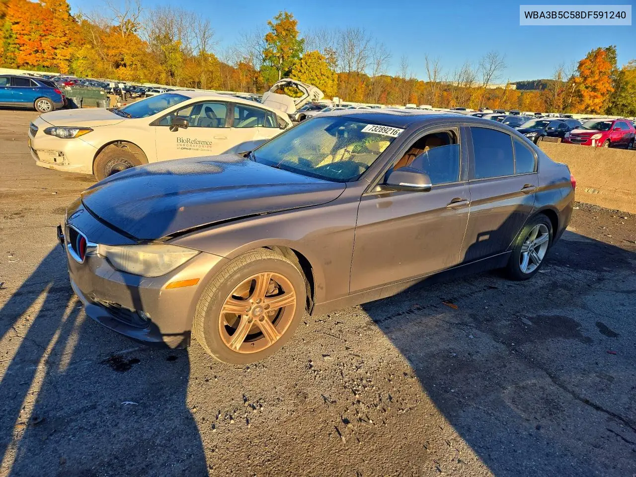 BMW 3ER 2013, VIN WBA3B5C58DF591240